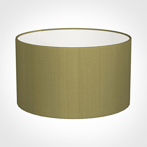 50cm Wide Cylinder Shade in Antique Gold Silk