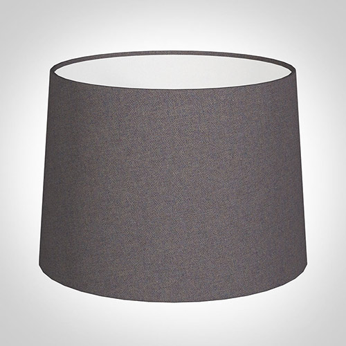 45cm Medium French Drum in Heather Herringbone Lovat Tweed
