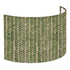 32cm Carlyle Half Shade in Rich Green Watercolour Leaf