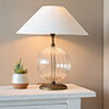 40cm Wide Cone Shade in Cream Killowen Linen