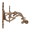 Stratford Towel Rail in Lacquered Antiqued Brass