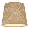 13cm Pendant French Drum Shade in Gold Cow Parsley 