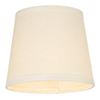 13cm Pendant French Drum Shade in Parchment, Cream Trim 