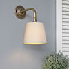 13cm Pendant French Drum Shade in Royal Oyster Silk 