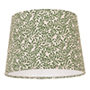 20cm Pendant Medium French Drum Shade in Rich Green Spring Leaf