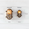 Harbour Outdoor Light in Antiqued Brass