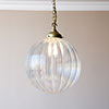 Greenwich Pendant Light in Burnished Brass