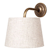 Brooke Wall Light in Antiqued Brass