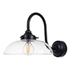 Hudson Wall Light in Matt Black