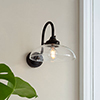 Hudson Wall Light in Matt Black