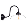 Hudson Wall Light in Matt Black