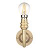 Carrick Wall Light in Burnished Brass