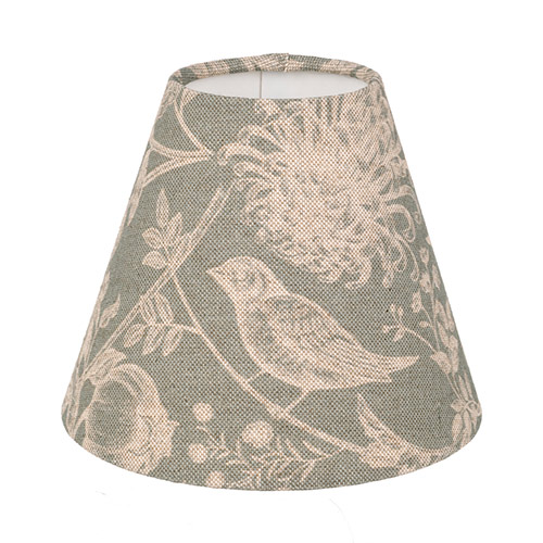 Empire Candle Clip Shade in Duck Egg Woodland