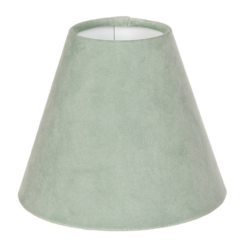 Empire Candle Clip Shade in Duck Egg Hunstanton Velvet 