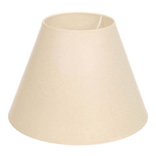 25cm Empire Shade in Parchment with Cream Trim
