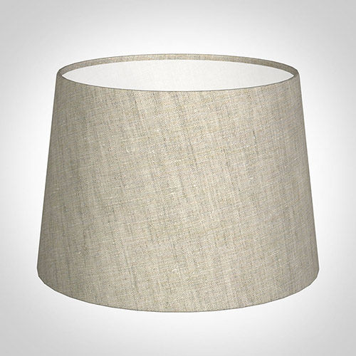 30cm Medium French Drum Shade in Natural Isabelle Linen