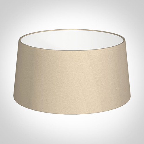 45cm Wide French Drum Shade in Royal Oyster Silk