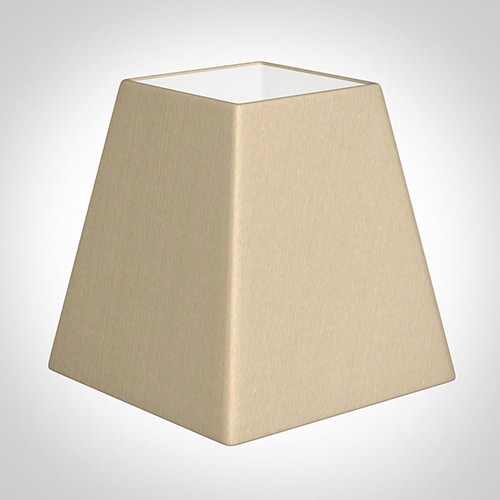 15cm Sloped Square Shade in Royal Oyster Silk