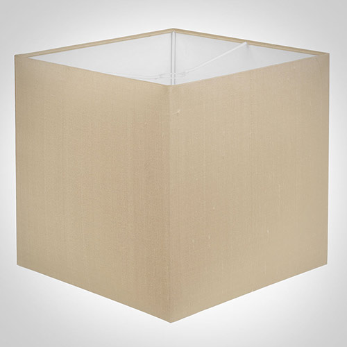 30cm Straight Square Shade in Royal Oyster Silk