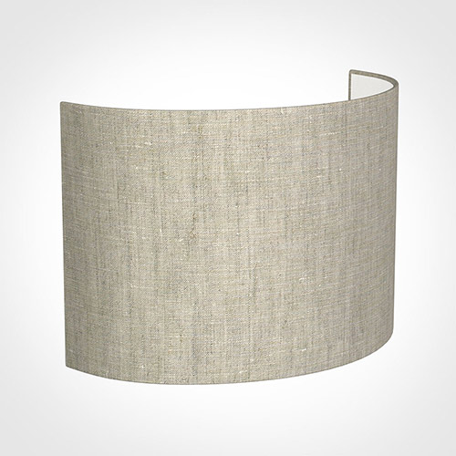 28cm Carlyle Half Shade in Natural Isabelle