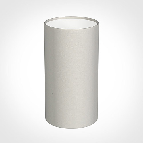13cm Narrow Cylinder Shade in Off White Waterford Linen