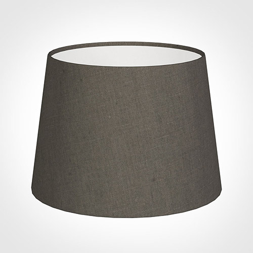 20cm Medium French Drum Shade in Mouse Waterford Linen