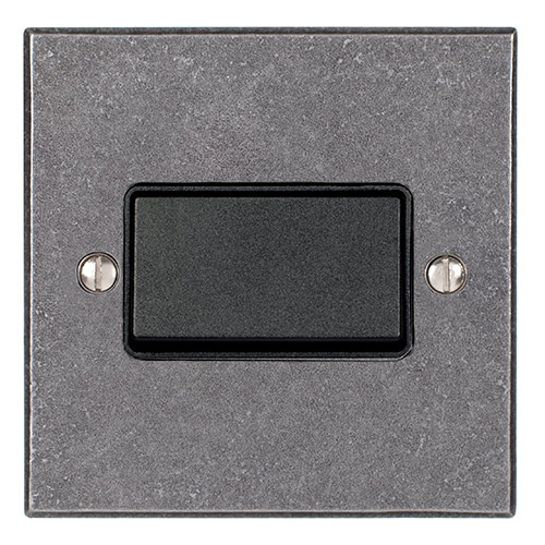 Triple Pole Isolator Polished Bevelled Plate, Black Insert