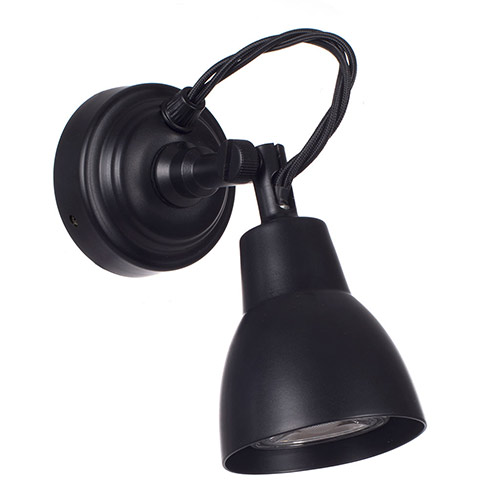 Single Edgeware Spot Light in Matt Black