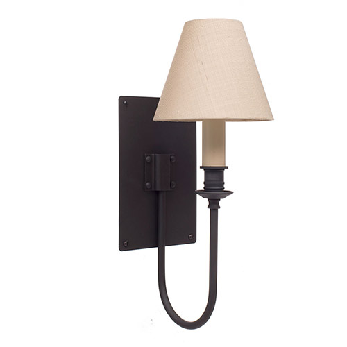 Single Station Wall Light in Beeswax