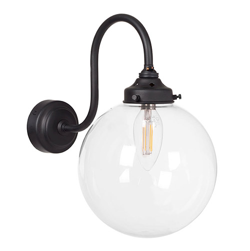 Compton Wall Light in Matt Black