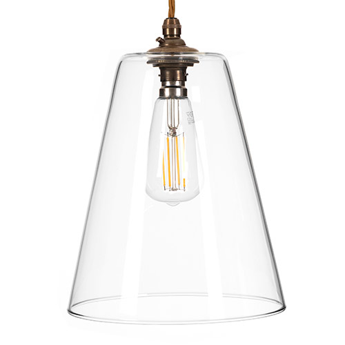Evesham Pendant Light in Antiqued Brass