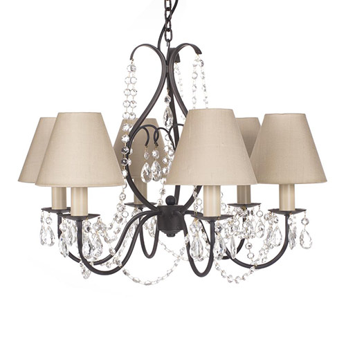 Queensbury Pendant Light with Octagons in Beeswax