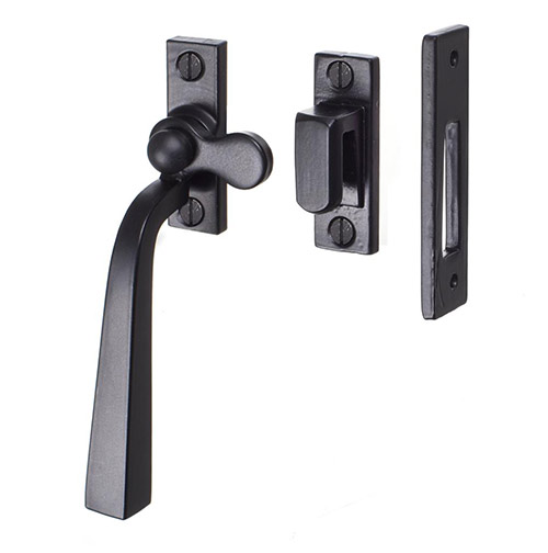 Manson Window Latch (Right Side) in Matt Black