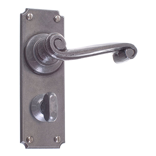 Regency Handle, Ilkley Privacy Plate, Polished