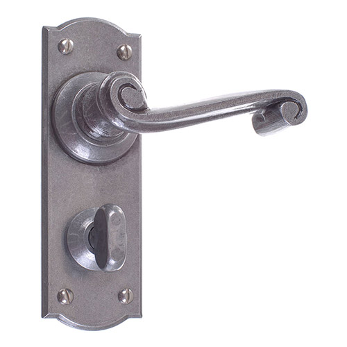 Regency Handle, Nowton Privacy Plate, Polished