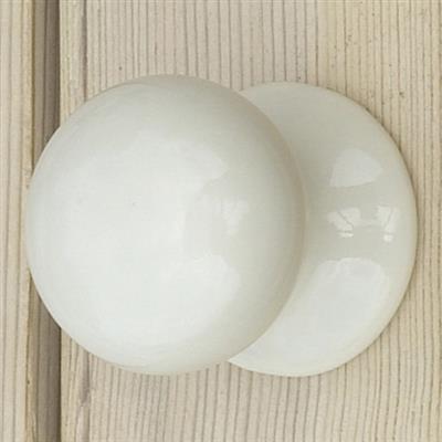 3cm Porcelain Cupboard Knob in Cream