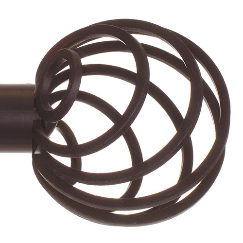 25mm Spiral Finial in Beeswax