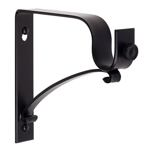 25mm Chapel Extended Standard Bracket in Matt Black