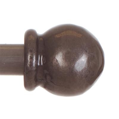 12mm Cannonball Finial in Polished