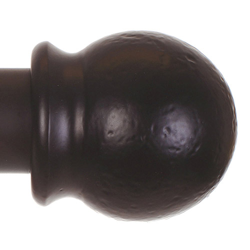 38mm Cannonball Finial in Matt Black