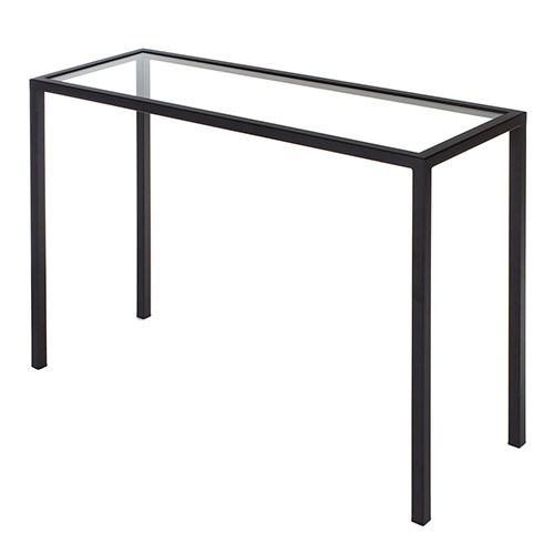 Cromer Console Table in Matt Black