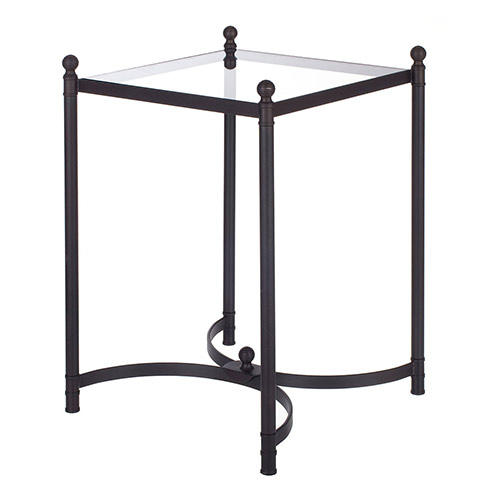 Windsor Side Table in Matt Black