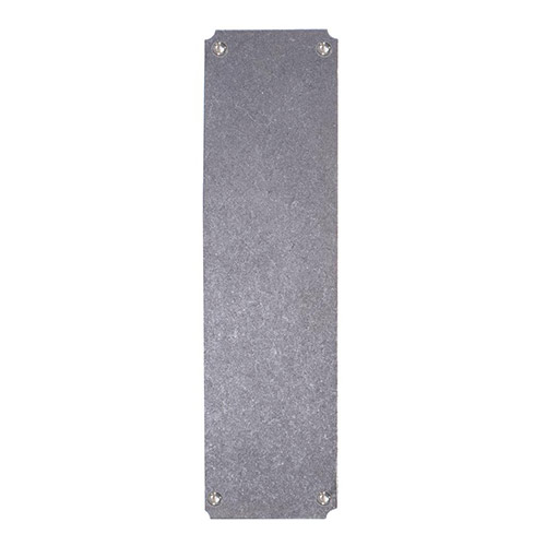Corner Notch Finger Plate in Polished