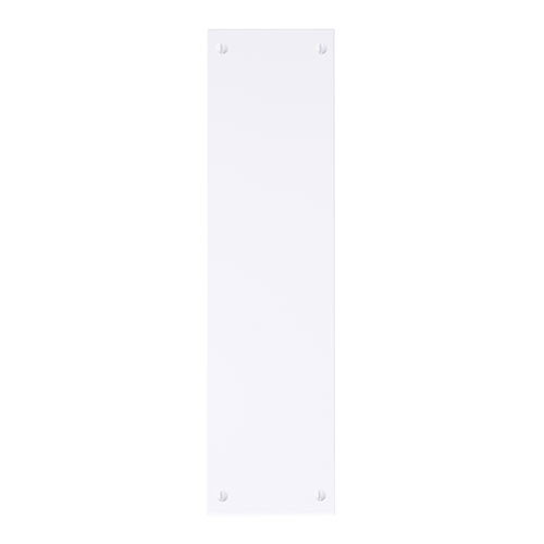 Standard Finger Plate in Gloss White 