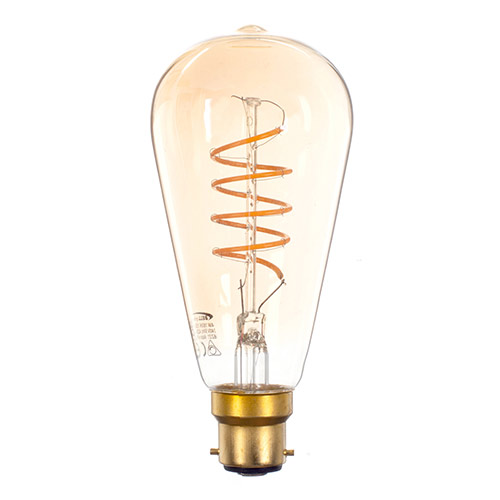 BC (B22) LED Soft Coil Vintage Squirrel Cage Bulb