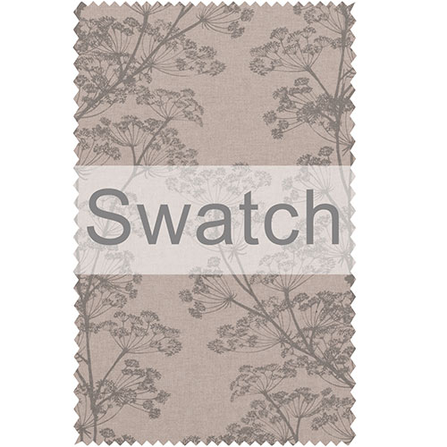 Swatch of Cow Parsley in Duck Egg Reversed