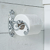 Stratford Loo Roll Holder in Nickel