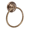 Stratford Towel Ring in Lacquered Antiqued Brass