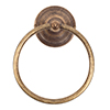 Stratford Towel Ring in Lacquered Antiqued Brass