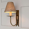Empire Candle Clip Shade in Soft Green Cow Parsley 